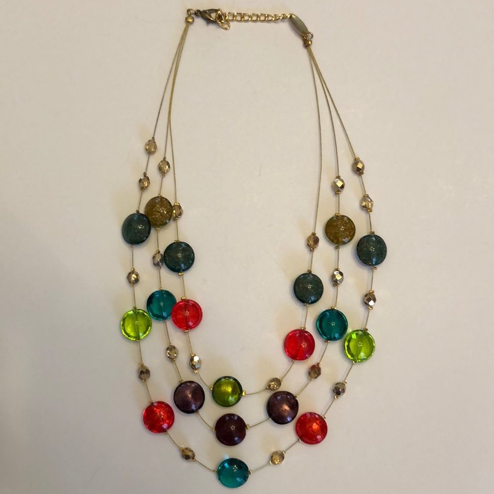 Una Alla Volta 3 strand necklace.